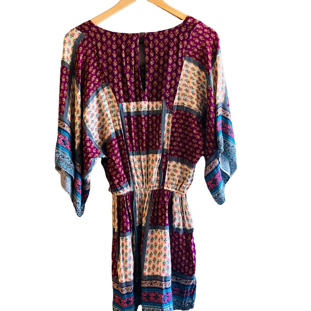 American Eagle Patchwork Boho Dress - image 3